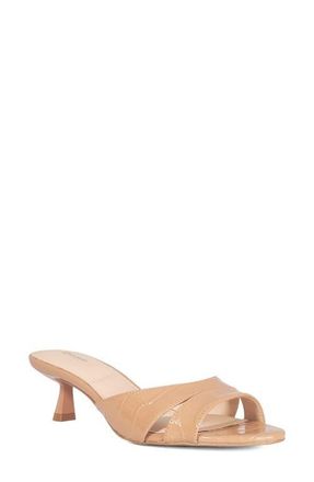 Dune London Miah Kitten Heel Slide Sandal in Camel at Nordstrom, Size 10Us