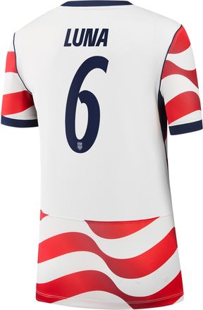 Nike Diego Luna USMNT 2026 Stadium Home Nike Womens Dri-FIT Soccer Jersey in White | NN203993602-USM