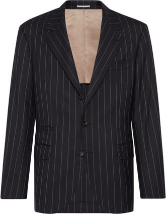 Brunello Cucinelli wool blazer - Black