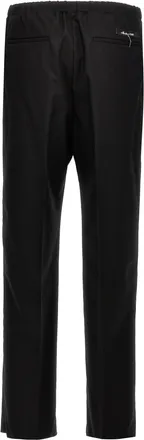 Fendi Mens Black Virgin Wool Dress Pants