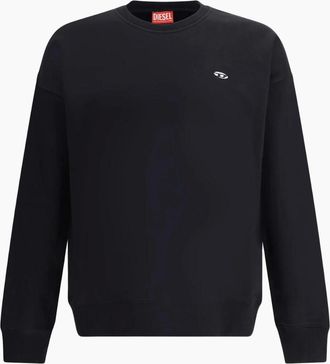 Diesel Mens Diesel Small Logo Black Sweatshirt - Size: 44