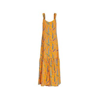 Etro Strappy Dress - Dames - Maxi kleedjes - Oranje - 2XS - Katoen - Kleedjes