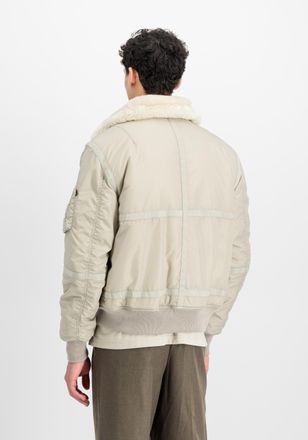Alpha Industries Bomberjacke ALPHA INDUSTRIES B-15 III TT Two Tone, Herren, Gr. 3XL, beige (organic beige), Obermaterial: 100% Nylon, Futter: 100% Polyester, &Auml;rmelfutt