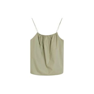 By Malene Birger Sleeveless Tops, female, Green, Size: XS Lannyla Top