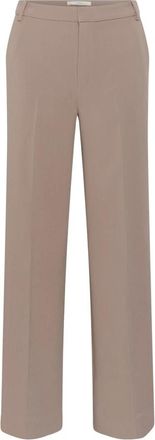 Inwear Gincette Pant - Dames - Straight fit broeken - Beige - S - Polyester - Broeken