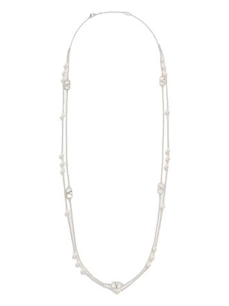 Valentino Garavani VLogo Signature metal necklace - men - Metal - One Size - Silver