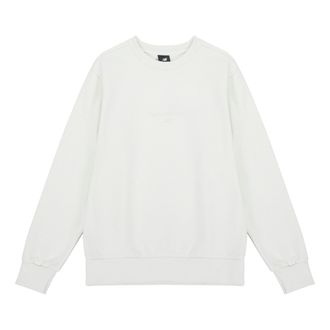 New Balance Solid Color Round Neck Sports Pullover White AMT21555-IV