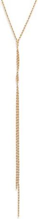 Nordstrom Twisted Rope Chain Y-Necklace in Gold at Nordstrom Rack
