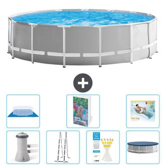 Intex Piscina Prism Frame Redonda - 457x122 Cm - 8-piezas S670