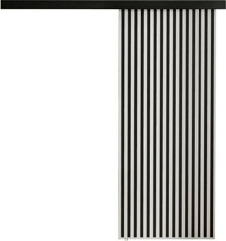 Mirjan24 Mobilier1 - Puerta Corredera Dover 202, Blanco + Negro