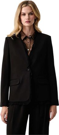 Twinset Blazer de botonadura sencilla - Jackets - Mujer - Negro - XS