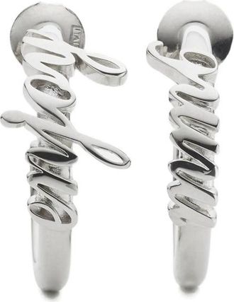 Maison Margiela Lettering Hoop Earrings