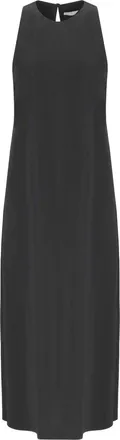 Harris Wharf London Black Sleeveless Long Dress