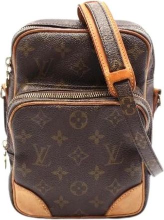 Louis Vuitton Pre-owned Cross Body Bags, female, Brown, Size: ONE SIZE Pre-owned Coated canvas louis-vuitton-bags