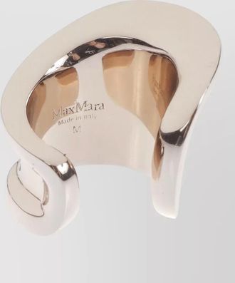 Max Mara durata sculptural ring polished finish design