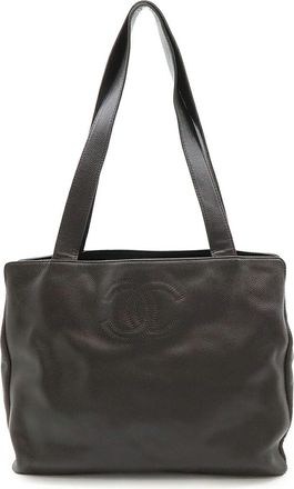 Chanel Caviar Skin Coco Mark Tote Bag