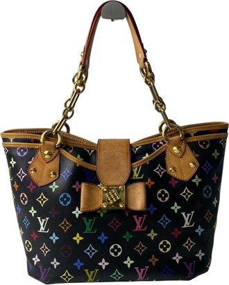 Louis Vuitton Multi-Color Pvc Leather Tote Bag (Pre-Owned)