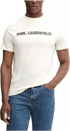 Karl Lagerfeld Regular Fit T-Shirt - Heren - T-shirts - Wit - XL - Katoen - Tops