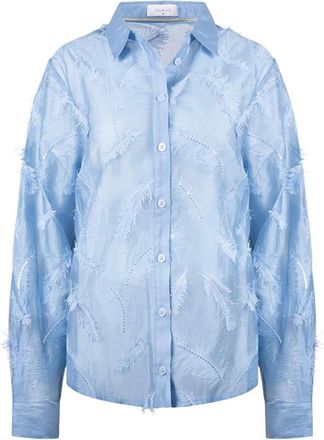 Nukus Nukus - Long Truien - Dames - Blouses & Shirts - Blauw - Maat: M