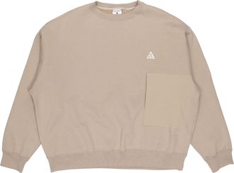 Nike x ACG Solid Color Casual Sports Round Neck Khaki CV0683-247