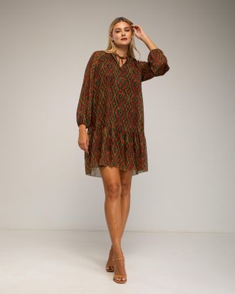 Tantra Jurk met geometrische print