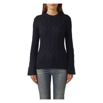 Maison Margiela Dames, Truien, Blauw, Maat: L