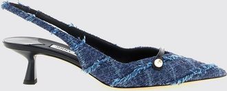 Jimmy Choo London Slingback Amita in tessuto tartan con tacco basso e punta a mandorla