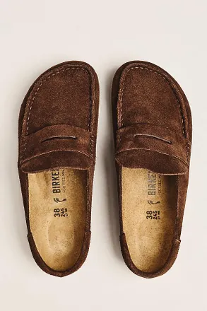 Birkenstock Naples Suede Clogs