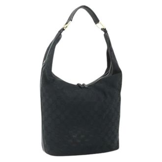 Gucci Pre-owned Shoulder Bags, female, Black, Size: ONE SIZE Pre-owned Vintage Shoulder Bag