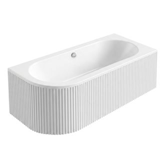 Rea Ba&ntilde;era De Esquina Rea Orion Stripe White 160 Right