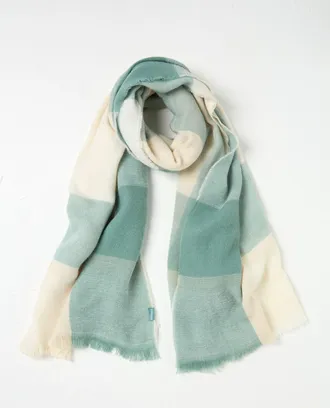Fat Face FatFace Green Haze Check Scarf