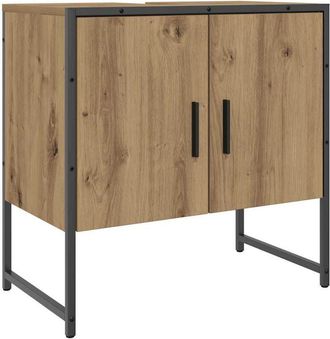 vidaXL Bathroom Sink Cabinet Artisan Oak 60x33x60 cm Engineered Wood vidaXL