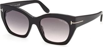 Tom Ford Joni-02 Zonnebril - Dames - Zonnebrillen - Zwart - 54 MM - Accessoires