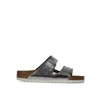 Birkenstock Arizona SFB Lena Regular Fit - Dames - Sandalen - Grijs - 36 EU - Leer - Schoenen