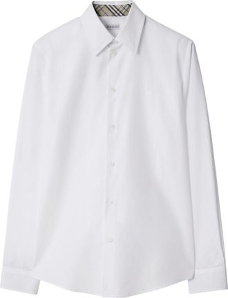 Burberry White poplin shirt