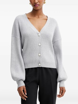 Guess Co button-fastening cardigan - Grigio