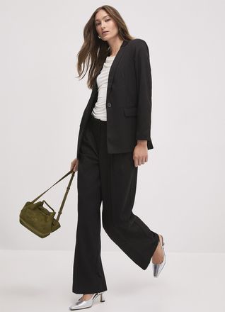 Vero Moda Womens Wide-leg pleated dress pant