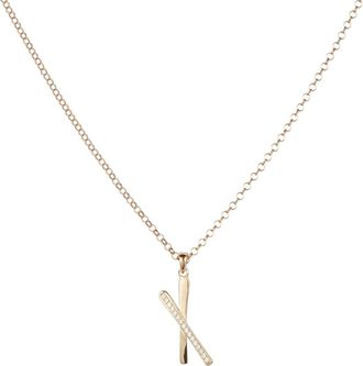 Toolally Snow Kiss Pendant Necklace in Gold Vermeil at Nordstrom