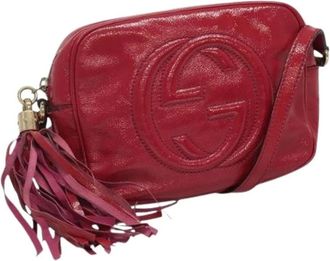 Gucci Pre-owned Cross Body Bags, female, Pink, Size: ONE SIZE Pre-owned Vintage Cross Body Bag