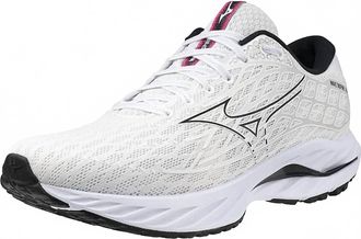 Mizuno MenS Wave Inspire 20 Running Shoe In White/black