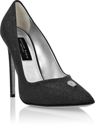 Philipp Plein Glitter Decollete Pumps Women in Black at Nordstrom, Size 40