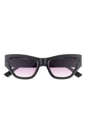 Vince Camuto 50mm Gradient Slim Cat Eye Sunglasses in Black at Nordstrom Rack