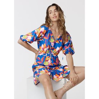 Cabana Life Flowy Tiered Dress in Oasis at Nordstrom, Size X-Small