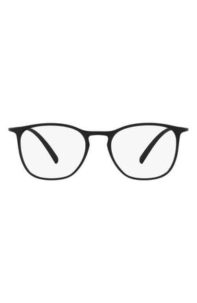 A|X Armani Exchange 53MM SQUARE in Matte Black/demo Lens at Nordstrom