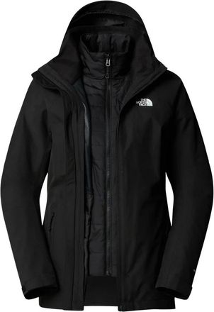 The North Face Fitness, Dames, Zwart, S, Leer, Carto Mono Triclimate 3-in-1 Jas met Capuchon