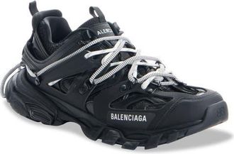 Balenciaga Track Trail Sneaker in Black/White at Nordstrom, Size 13Us