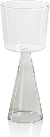Zodax Viterbo Set of 4 White Wine Glasses in Clear/Gray at Nordstrom Rack