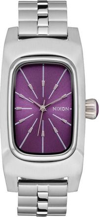 Nixon Frankie Bracelet Watch, 24mm in Mid Cent/silver/purple Sun at Nordstrom
