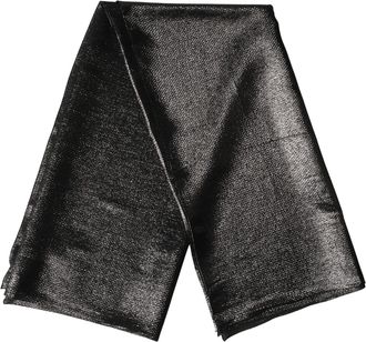 Dolce & Gabbana Womens Black Silk Square Wrap Shawl Foulard 122cm X 120cm Scarf