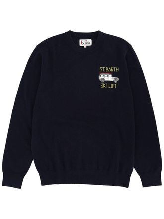 MC2 Saint Barth Sweater With Embroidery-Uomo